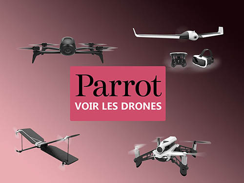 drones de marque Parrot