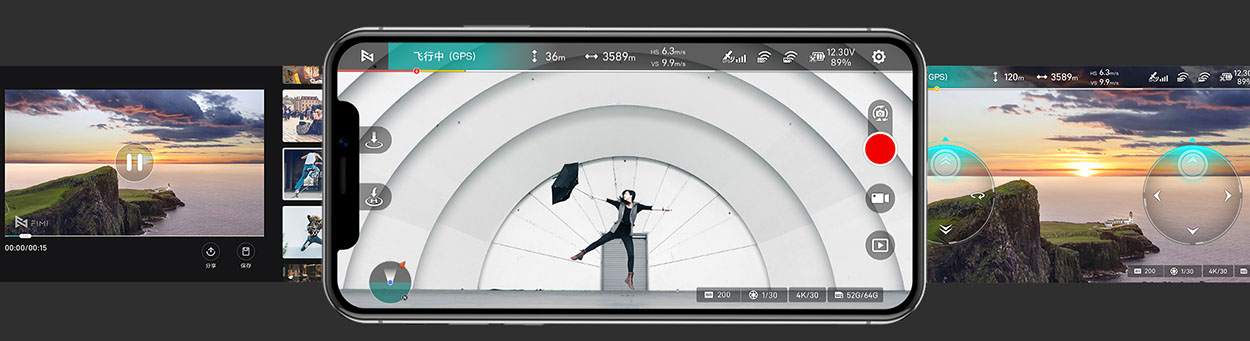 Fonctionnalités Fimi X8 Mini drone