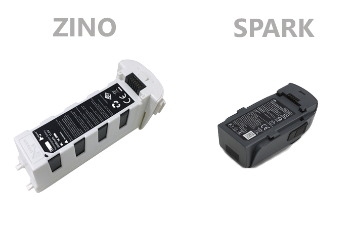 Batteries Dji Spark et Hubsan Zino 